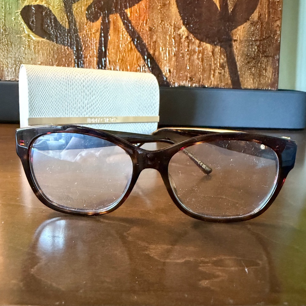 Jimmy Choo JC371 Eyeglass Frames With Case NEW